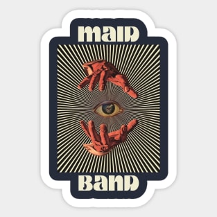 Hand Eyes Maid Band Sticker